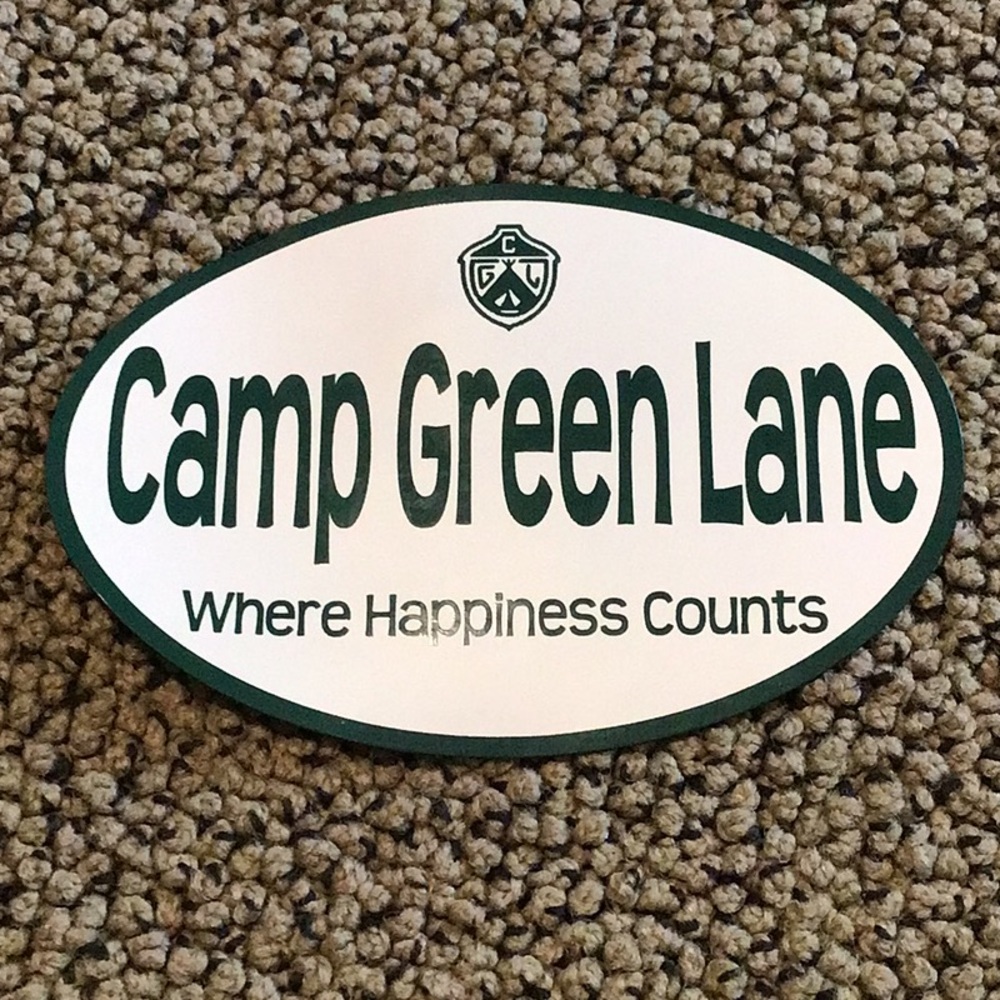 Camp Green Lane Car Magnet